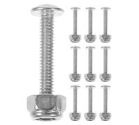 NESTINGHO Set 10 Pezzi Viti di Fissaggio e Dadi per Biliardino, Accessori in Metallo Resistenti per Tavolo Calcio Balilla, Ricambi per Manutenzione e Sostituzione Parti Gioco da Tavolo