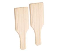 NESTINGHO Set 2 Pezzi Paddle in Legno per Modellare Argilla, Tavola per Ceramica Portatile Beige, Strumento per Intagliare e Stimolare la creatività in Laboratorio e Casa