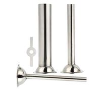 NESTINGHO Set Imbuto per Salsiccia in Inossidabile Accessori per Tritacarne da 14mm, 19mm e 25mm, Salsicce in Casa Diametro Uscita 55mm