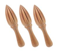 NESTINGHO Spremiagrumi Manuale Cono per Succo in Legno di Faggio 3 Pezzi Leggero per Bevande Fai da Te e Feste