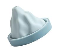 NESTINGHO Stampo per Cubetti di Ghiaccio in Silicone Creativo a Forma di Montagna Innevata, Facile da Pulire, per Cucina e Feste, 1 Pezzo Blu
