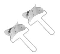 NESTINGHO Stampo per Ravioli in Acciaio Inossidabile 2 Pezzi Rullo per Taglio Uniforme della Pasta, per Varie Ricette e Feste in Cucina