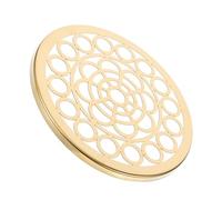 NESTINGHO Supporto per Fiori in Metallo Griglia Mesh Oro, Design Sofisticato per Centrotavola e Soggiorni, Pulizia Facile e Posizionamento Versatile
