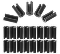 NESTINGHO Tappetini Antiscivolo in Gomma per Lavello da Cucina, a Forma a U per Cestello e Porta Piatti, Supporto Stabile e Resistenza Migliorata, 50 Pezzi Nero