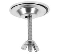 NESTINGHO Tappo Copriforo per Lavello in Metallo, Design Semplice, per Lavandino Cucina e Bagno, Copertura Decorativa Angolare