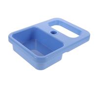 NESTINGHO Vassoio Portaoggetti per Organizzare Accessori per Supporto Infusione in Plastica Blu Struttura Altamente Stabile e Migliorare Flusso di Lavoro in