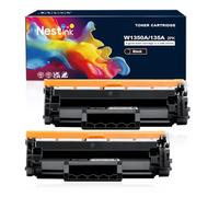 Nestink Toner 135A 1350A 【1100 pagine】 Compatibile con HP Laserjet MFP m234dw Laserjet MFP m234sdw Laserjet MFP m234sdwe Toner Laserjet m209dw M234sdn M234dwn M209dwn 135X W1350X (2 Nero)