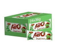 Nestle Aero Bubble - Barrette di cioccolato alla menta piperita, confezione da 24 x 36 g