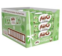 Nestle Aero Bubbles - Tubi giganti alla menta piperita e cioccolato, idea regalo per Natale, 15 x 70 g