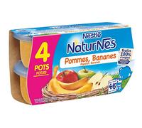Nestlé Bambino Naturnes Composta di Mele Banane -Lot -da 4 4/6 Mesi