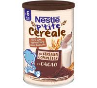 Nestlé Bébé P'tite cereali, completamente essiccati, cacao - dai 6 mesi - scatola da 415 g