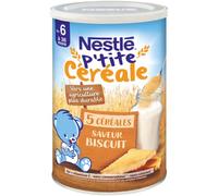 Nestlé Bébé P'tite cereali, secchi, biscotti, dai 6 mesi in su, scatola da 415 g