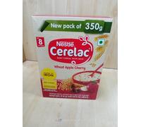 Nestlé Cerelac Wheat Apple Cherry Cereal (350 g, 8+ mesi) Ex- 01.05.2027 f/s