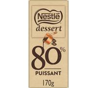 Nestlé Dessert - Cioccolato fondente 80% da pasticceria - Tavoletta da 170 g