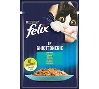 Purina Felix Le Ghiottonerie 85 gr - Tonno - Confezione da 26 pezzi - Cibo umido per gatti - 1° ORDINE? scegli lo sconto BZR5 / BZR20 + 200 punti fedeltà