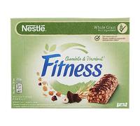 Nestle Fitness Chocolate & Hazelnut Barrette di Cereali con Cioccolato a Latte gusto Nocciola 135g