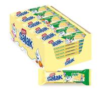 Nestlé Galak Popri Barrette di Cioccolato Bianco con Cereali, Confezione da 36 Barrette