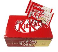 Nestle KIT KAT Cioccolato Bianco 4 Finger Bars Scatola Completa 24 x 41,5g Bar