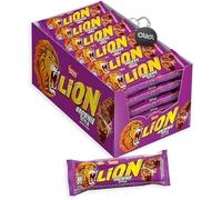 Nestle Lion Brownie Style Barrette Croccanti a Base di Wafer con Ripieno al Gusto Brownie Box 24x40g con Portachiavi CAIYA® (NOVITA' 2023)