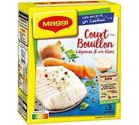 Nestle Maggi - Brodo corto per verdure e vino bianco, 100% vegetale, 150 g - 4 pezzi