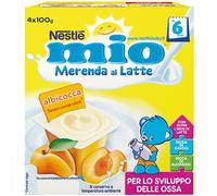 Nestlé Mio Merenda al Latte Albicocca da 6 Mesi Offerta 3 Confezioni da 4 Vasett