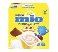 Nestlè Mio Merenda Al Latte Cacao 4 Vasetti da 100g