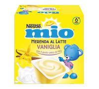 Nestlè Mio Merenda Al Latte Vaniglia 4 Vasetti da 100g