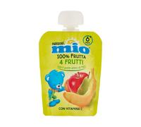 Nestle' MIO Merenda Frutta Splash 4 Frutti Offerta 4 Confezioni da 90 gr