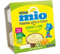 nestle' Mio merenda latte di cocco con mango e kiwi 4 pezzi da 90 g