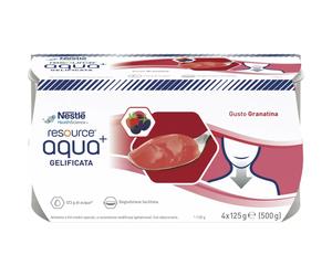 Nestle NESTLE Resource Aqu Granatina - acqua gelificata 4x125 g