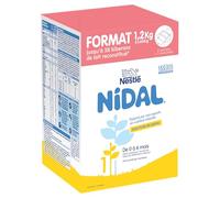Nestlé Nidal 1 latte in polvere per bambini dalla nascita fino a 6 mesi, 2 bustine da 600 g