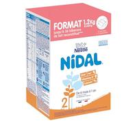 Nestlé Nidal 2 latte in polvere per bambini da 6 a 12 mesi, 2 bustine da 600 g