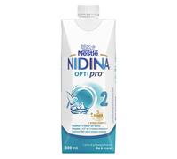 NESTLÉ NIDINA Optipro 2 Latte di Proseguimento Liquido da 6 mesi 12 Brick da