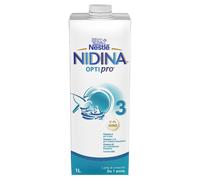 NESTLÉ NIDINA Optipro 3 Latte di Crescita Liquido per Bambini da 1 anno, 8 Brick