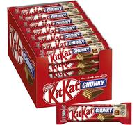 Nestle, Nuovo Kit Kat Chunky Classico Maxi Wafer Ricoperto di Cioccolato al Latte - Box 36 pezzi x 40gr