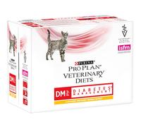 Nestlé Purina Veterinary Diet Gatto DM Diabetes Management al Pollo 10 BUSTINE d