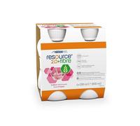 Nestle Resource 2.0+Fibre Gusto Fragola 4 x 200 Ml