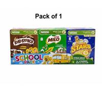 Nestlé School Pack Cereali 6 in 1 Koko Krunch Milo Honey Stars 140g
