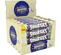 Nestlé SMARTIES White Chocolate - Rotolo gigante di cioccolatini colorati, ideale per compleanni dei bambini, colori naturali, confezione grande per piccoli golosi, rotolo esagonale da 20 (20 x 120 g)