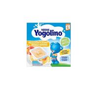 Nestlé Yogolino Pesca e Banana 6 Mesi 4x100g - Yogurt per bambini