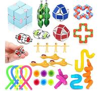 Nestling Giocattoli sensoriali, 30 pezzi Fidget Toys Set ideali per alleviare lo stress e l'ansia per ADHD, alleviare lo stress e giocattoli sensoriali anti-ansia per bambini e adulti