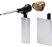 NESTOUT PUMP-1 Pompa d'aria per campeggio, modulare per esterni, per batterie Nestout, motore brushless silenzioso a doppia velocità, 8 ugelli per materasso, cuscinetti e galleggianti (con soffietto