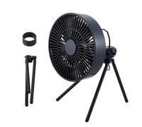 Nestout, ventilatore da campeggio per esterni, con treppiede, 4 impostazioni di velocità e modalità brezza, oscillazione a 3 angoli, inclinazione regolabile a 90°, timer automatico (30/60/90 min