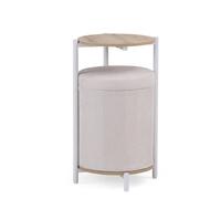 Nestup 1 - Tavolino Bianco/Quercia