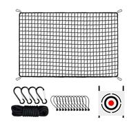 Net de Guide de Golf, Rete de Pratica de Golf | Simulatrice de Pratica de Ball Portable | Ball de frappant Le filet avec 12 Corde élastique et 4 carabiners pour Homme fe