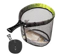 Net De trota - Rete da pesca | Reti di atterraggio per la pesca | Rete di pesce carpa con maniglia | Stoccaggio compatto di velocità in rete portatile per basso pesce gatto salmone Catch Re