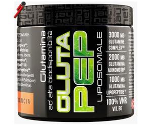 Net Integratori, Gluta Pep Liposomiale, 200 g Glutammina liposomiale in polvere