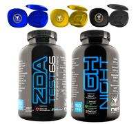 Net integratori ZDA Test 90 cpr più GH Night 90 cpr Kit Forza con portapillole