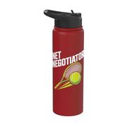 Net Negotiator - Palla per racchetta da tennis Stainless Steel Insulated Water Bottle