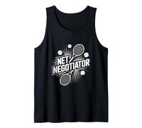 Net Negotiator Tennis Appassionato Grafica Canotta